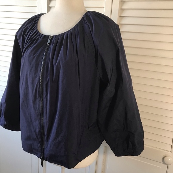 DKNY Blue Windbreaker Jacket Size Large - Picture 4 of 6